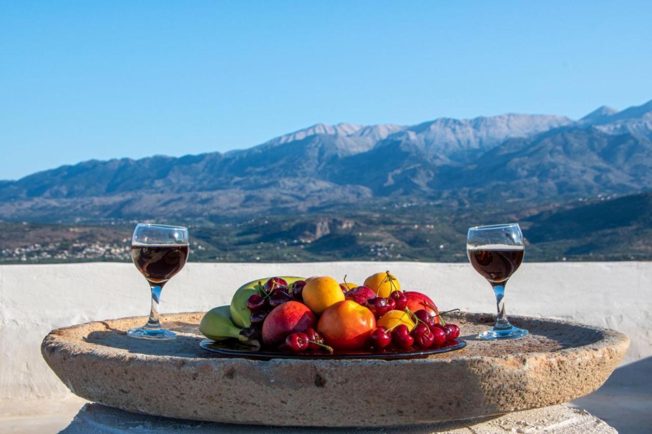 Bella-Maria At Aptera With Mountain And Sea View !! La Canée Extérieur photo