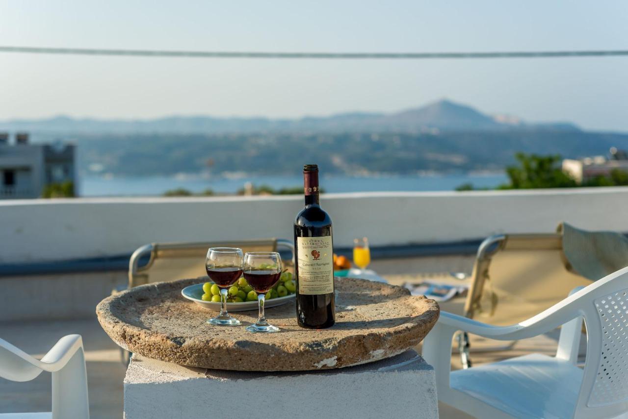 Bella-Maria At Aptera With Mountain And Sea View !! La Canée Extérieur photo
